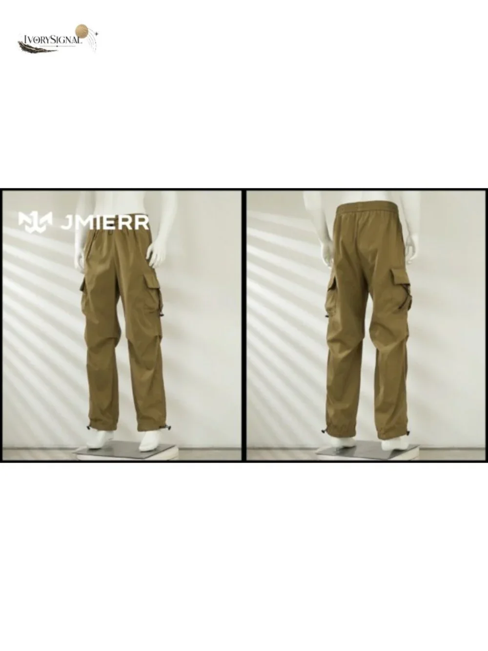 Y2K Baggy Parachute Cargo Pants, Water Resistant